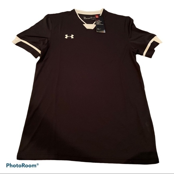 under Armour Heatgear shirt black and white - Picture 2 of 5